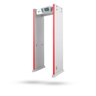 Arco detector de metal 33 zonas ZKTeco - vista frontal